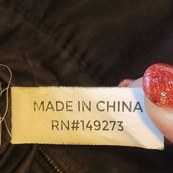 Rampage Faux Leather Black Quilted Tote - Picture 7 of 12